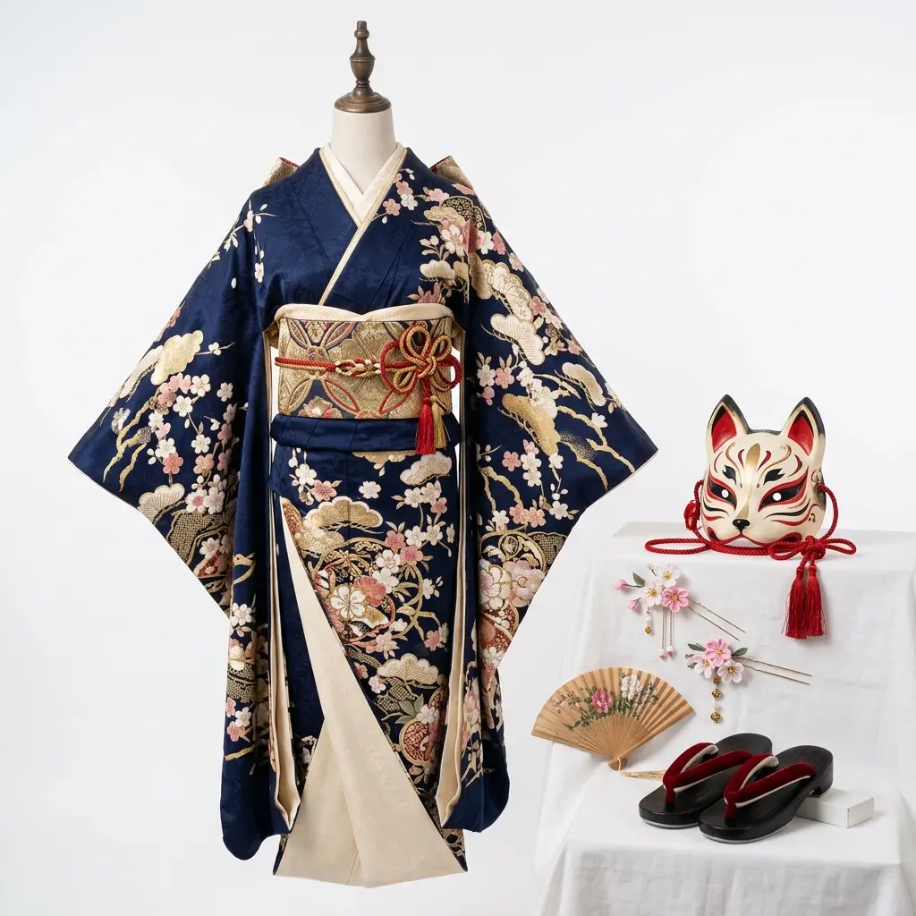 Kitsune Fox Mask Set