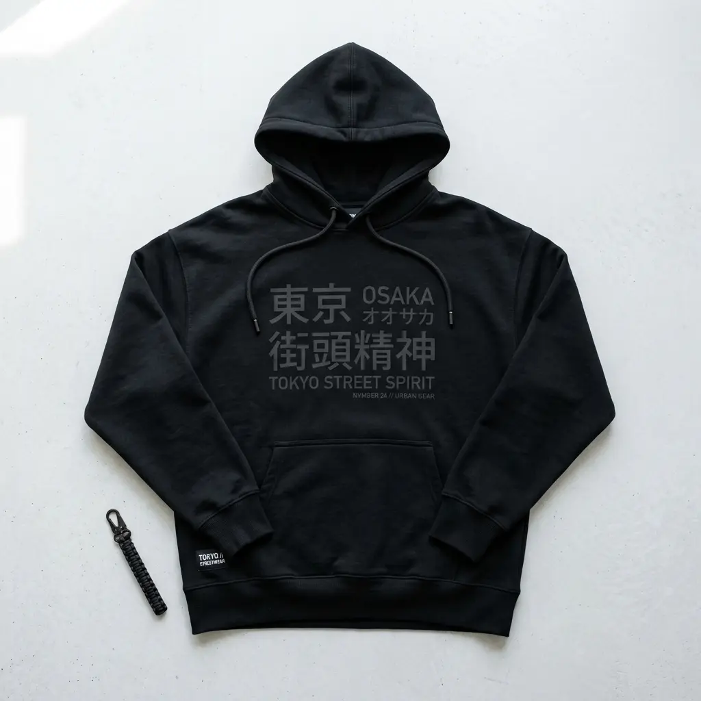 Tokyo Kanji Oversized Hoodie